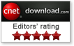 5-Star Rating by CNET Download.com Editors